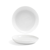 FOH DSP031WHP23 8" Dia. White Round Porcelain Kiln Plate