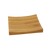 FOH DAP049BBB23 6.25" W Square Bamboo Servewise Re-usable Plate