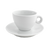 FOH DCS002WHP22 6 Oz. Round Porcelain Milano Cup and Saucer Set