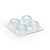 FOH BHO108CLT88 0.75" Dia. x 0.5"H Silicone Extra Large Components Self-Adhesive Bumpers
