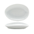 FOH DAP077WHP23 5.5" W White Porcelain Oval Tides Plate
