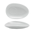 FOH DCS055WHP23 7" Dia. Superwhite Glaze Porcelain Round Tides Saucer