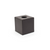 FOH RTB001BRL11 5.25" W Brown Faux Leather Square Tissue Cover
