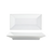 FOH DAP012WHP22 8 Oz. Small Rectangular Porcelain Kyoto Plate