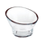 FOH DBO060CLG23 5 Oz. Textured Glass Round Kaleidoscope Bowl