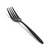 FOH FSF008BKS23 7" L Matte Black Stainless Steel Luca Salad Fork