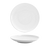 FOH DAP069WHP23 5" Dia. White Porcelain Round Spiral Plate