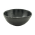 FOH DBO153BKP22 28 Oz. Pepper Round Porcelain Kiln Bowl