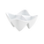 FOH DBO089WHP22 1 Oz. Porcelain 4-Compartment Kyoto Pinch Bowl