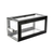 FOH BHO123BKI20 6.25" W x 13" D Matte Black Acrylic Self-Service Twist Risers Set