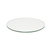 FOH BHO058CLG20 14" W Clear Glass Round Root Board