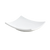 FOH DAP037WHP23 4" W Porcelain Square Flared Origami Plate