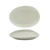 FOH DSP033GYP22 8" W Oval Porcelain Pumice Tides Plate