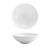 FOH DBO028WHP23 16 Oz. White Round Porcelain Spiral Bowl