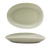 FOH DDP063GYP21 10" W Oval Porcelain Pumice Tides Plate