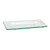 FOH DAP004CLG23 8" W Clear Rectangular Textured Glass Arctic Plate
