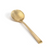 FOH FSS006GOS23 6.25" L Matte Brass Gold Stainless Steel Parker Soup Spoon