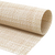 FOH XPM047NAV83 16" W Natural Vinyl Rectangle Metroweave Placemat