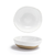 FOH DBO164WHP23 11 Oz. White Round Porcelain Artefact Bowl