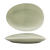 FOH SPT055GYP20 14.5" W Oval Porcelain Pumice Tides Platter