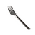 FOH FSF018BKS23 7" L Matte Black Stainless Steel Jasper Salad Fork