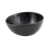 FOH DBO142BKP23 10 Oz. Pepper Round Porcelain Kiln Bowl