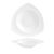 FOH DBO029WHP22 20 Oz. Triangular Porcelain Trillium Bowl
