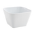 FOH DBO036WHP13 28 Oz. Square Porcelain Mod Bowl