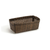 FOH TSH009COV24 7.5" L x 4" W x 1.5" H Mesh Copper Woven Vinyl Rectangular Metroweave Basket
