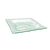 FOH SPT008CLG20 16" W Clear Square Textured Glass Arctic Plate