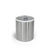 FOH RIB073BSS21 2 Qt. Silver Stainless Steel Round Ice Bucket with Lid