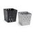 FOH BHO067BCI21 6.25" W x 5.5" D x 6" H Powder-Coated Iron Rectangular Small Buffet Building Blocks Dots Housing Only