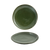 FOH DAP076GRP23 6" Dia. Porcelain Round Leek Kiln Plate