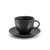 FOH DCS023BKP23 8 Oz. Round Porcelain Non-Stackable Spiral Cup
