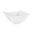 FOH DBO092WHP22 18 Oz. Square Porcelain Nouvelle Bowl