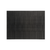 FOH XPM118BKV83 16" W Black Vinyl Rectangle Metroweave Placemat