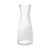 FOH ACF003CLT22 38 Oz. Clear Resin Round Drinkwise Carafe