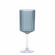 FOH AWI008BLT23 12 Oz. Blue Plastic Gatsby Wine Glass