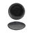 FOH DAP076BKP23 6" Dia. Porcelain Round Pepper Kiln Plate