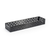 FOH BHO043BKS22 11.75" x 2.75" x 1.5" H Matte Black Stainless Steel Rectangular Dots Holder