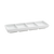 FOH DSD037WHP23 1 Oz. Porcelain 4-Compartment Dish