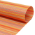 FOH RTL020ORV83 12" W Orange Vinyl Rectangle Metroweave Placemat