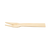 FOH FFS002NAW28 3.75" W Wood Servewise Disposable Mini Fork