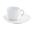 FOH DCS009WHP22 2 Oz. Round Porcelain Ellipse Cup and Saucer Set