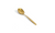 FOH FDS008GOS23 8" L Stainless Steel Matte Brass Luca Dinner Spoon