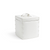 FOH RIB008WHL21 3.5 Qt. White Vinyl Square Ice Bucket