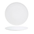 FOH DDP059WHP21 11" Dia. Round Porcelain Curved Canvas Plate