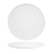 FOH DDP059WHP21 11" Dia. Round Porcelain Curved Canvas Plate