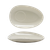 FOH DCS055BEP23 7" Dia. Scallop Porcelain Round Semi-Mate Glaze Tides Saucer
