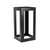 FOH BRI014BKI28 6.25" W Black Metal Rectangle B Buffet Building Blocks Display Riser Set
